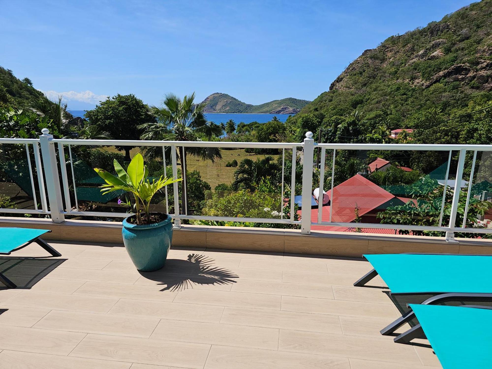 Villa Celyote - Haut De Villa, Vue Mer, A 150M De La Plage Anse Figuier Terre-De-Haut Zewnętrze zdjęcie