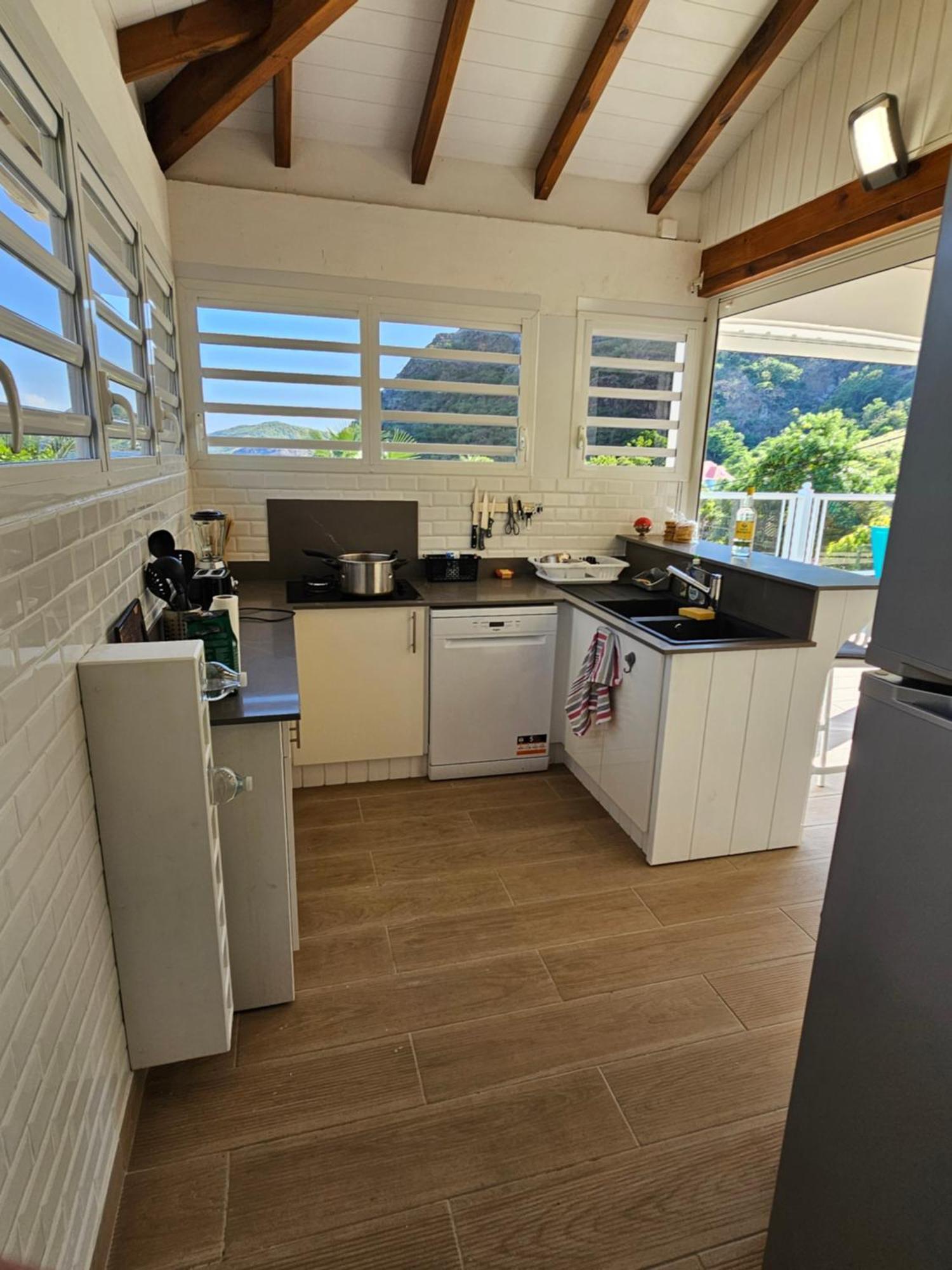 Villa Celyote - Haut De Villa, Vue Mer, A 150M De La Plage Anse Figuier Terre-De-Haut Zewnętrze zdjęcie